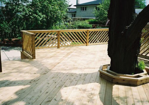 Custom Wood Deck and Stairs in Niles