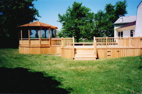 Custom-built Gazebo and Deck