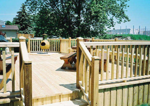 Large Custom Deck in Niles