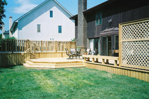 Custom-built Trellis, Stairs & Deck