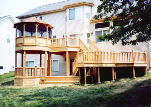 Niles Gazebo and Multilevel Deck